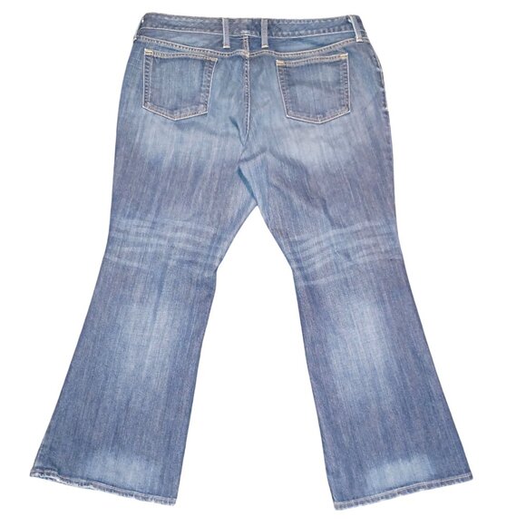 Eddie Bauer Denim Jeans Classic Bootcut Women's Size 18P Casual Relaxed Fit - Picture 3 of 11